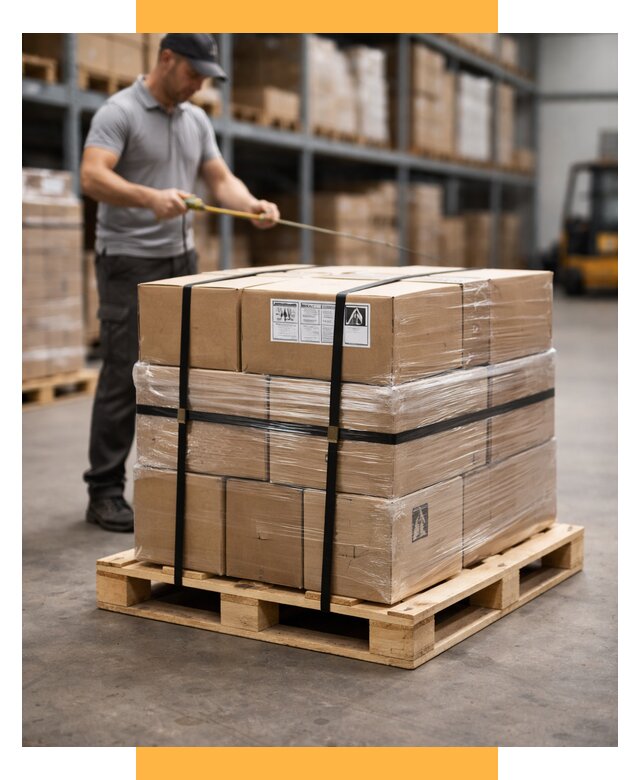 Упаковка и паллетирование грузов от 3684 р. | СетСервис-Дмд