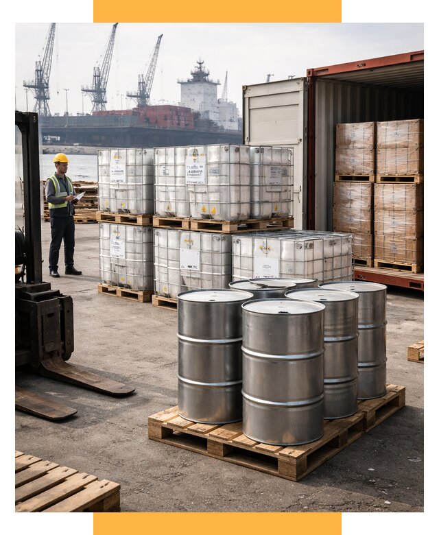 Доставка химического сырья из Индии от 263150 р. | СетСервис-Дмд