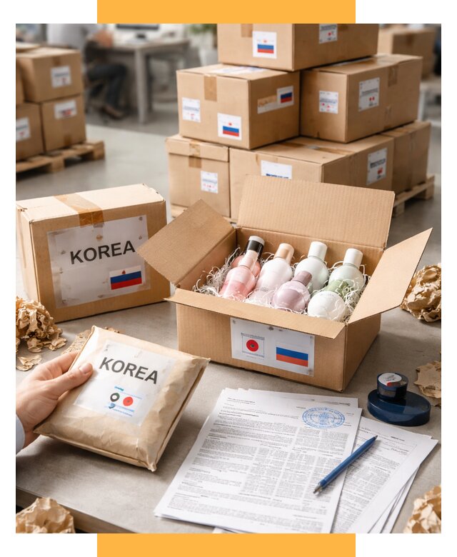 Доставка косметики из Кореи от 8947 р. под ключ | СетСервис-Дмд