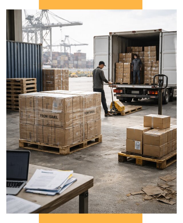 Доставка грузов из Израиля от 15789 р., логистика от СетСервис-Дмд