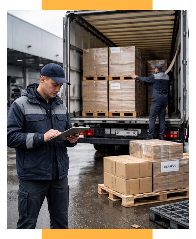 Доставка грузов из Беларуси от 15789 р. логистика СетСервис-Дмд
