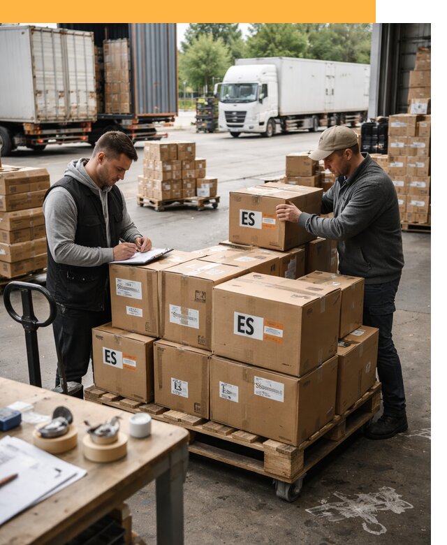 Доставка грузов в Испанию автотранспортом от 36841 руб