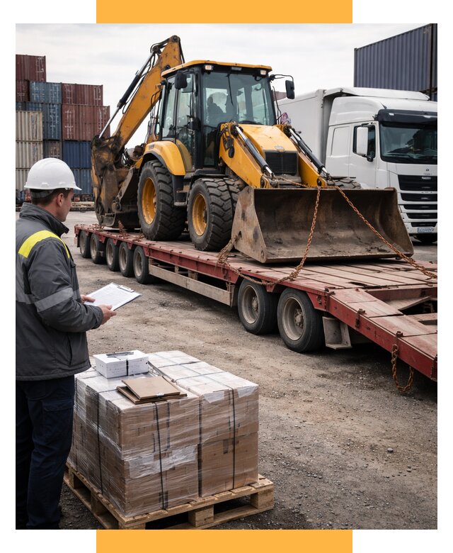 Международная перевозка спецтехники от 47367 р., СетСервис-Дмд