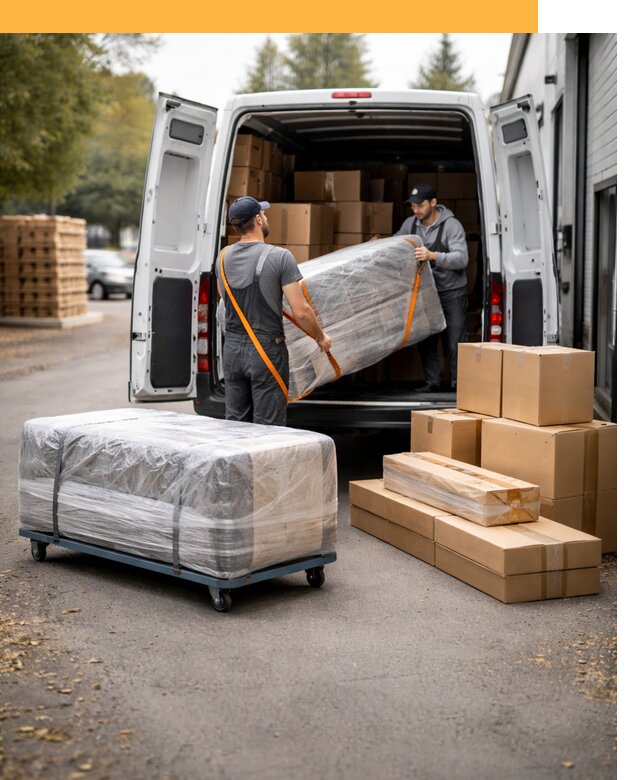 Перевозка мебели по России и за рубеж с таможней от 7895