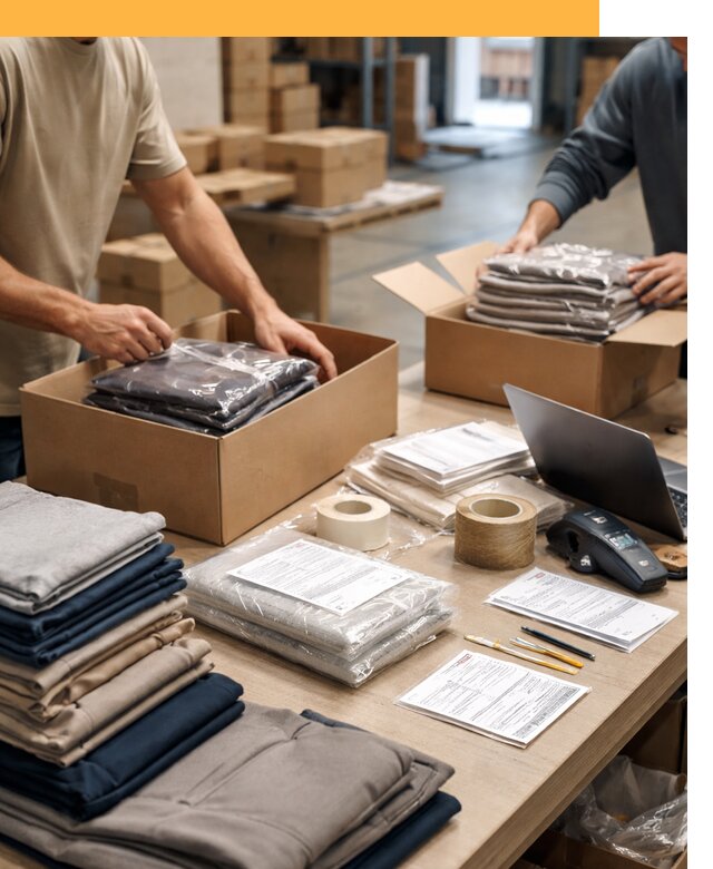 Перевозка одежды по миру от 7895 руб. с таможенным оформлением