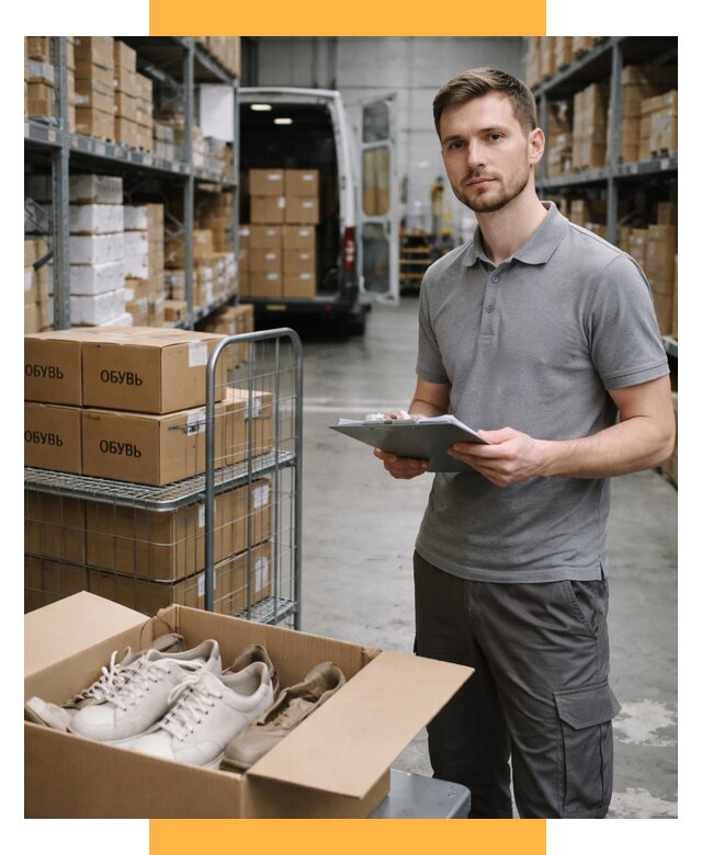 Доставка обуви из Китая и Турции от 4737 р. СетСервис-Дмд