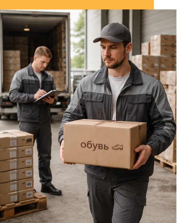 Международная перевозка обуви с таможенным оформлением от 4737