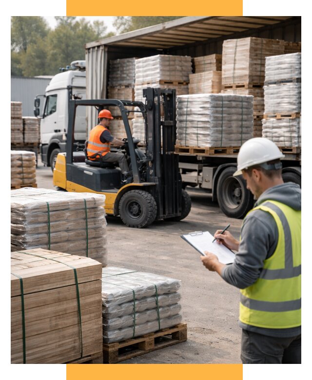 Перевозка строительных материалов от 5789 р. | СетСервис-Дмд