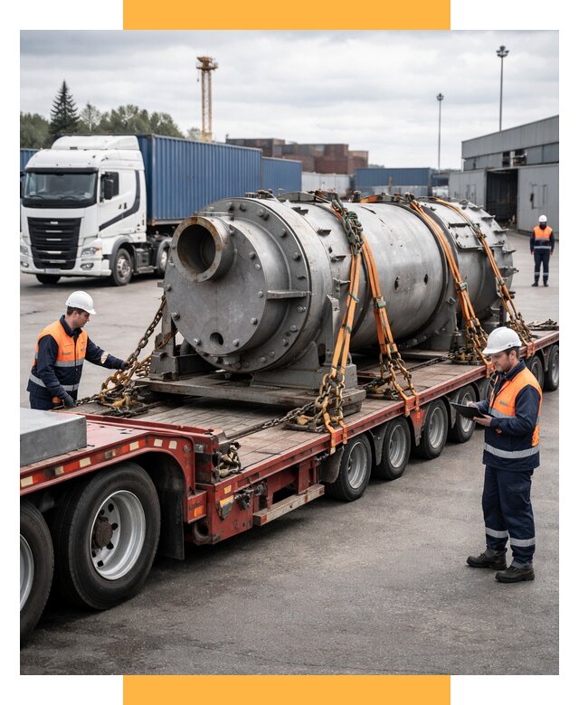 Перевозка тяжеловесных грузов под ключ от 157890 р. | СетСервис-Дмд