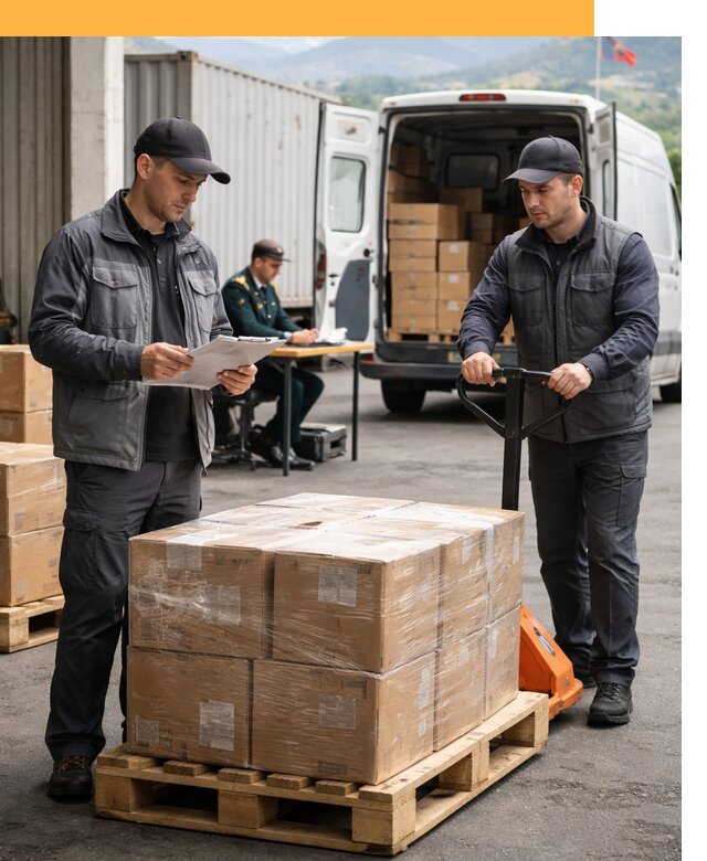 Доставка грузов через Армению, быстрая таможенная очистка от 26315