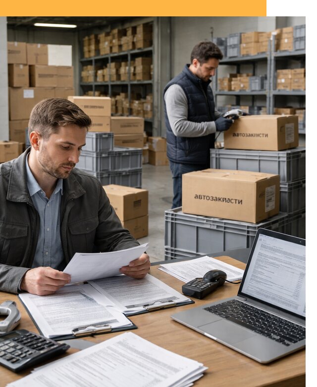Таможенное оформление автозапчастей по выгодным тарифам от 8947