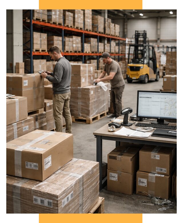 Склад консолидации в Европе от 6842 р., услуги СетСервис-Дмд