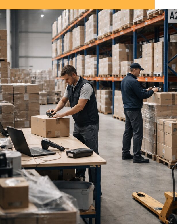 Склад консолидации в Европе: хранение, сортировка от 6842